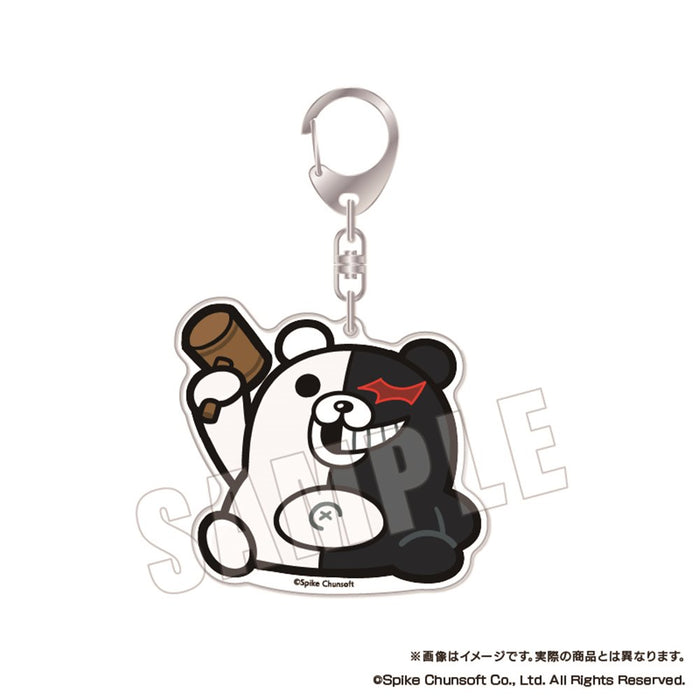 ダンガンロンパシリーズ×ぶくぶ おおきめアクリルキーホルダー 01.モノクマ