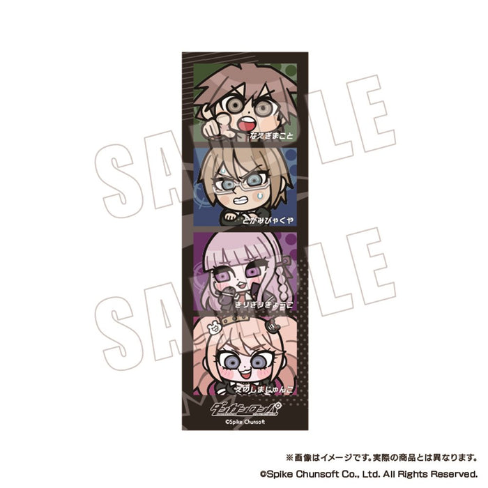 【2025年06月お届け予定/予約商品】ダンガンロンパシリーズ×ぶくぶ 4カットステッカー 01.ダンガンロンパ