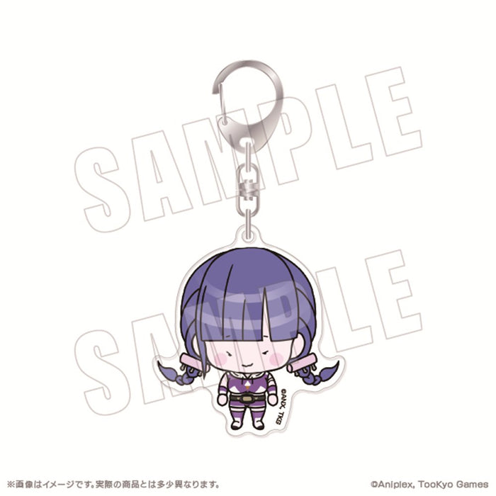【2025年09月お届け予定/予約商品】HUNDRED LINE -最終防衛学園- 公式デフォルメ アクリルキーホルダー 15.喪白もこ