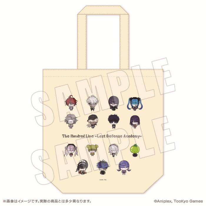 【2025年09月お届け予定/予約商品】HUNDRED LINE -最終防衛学園- 公式デフォルメ トートバッグ