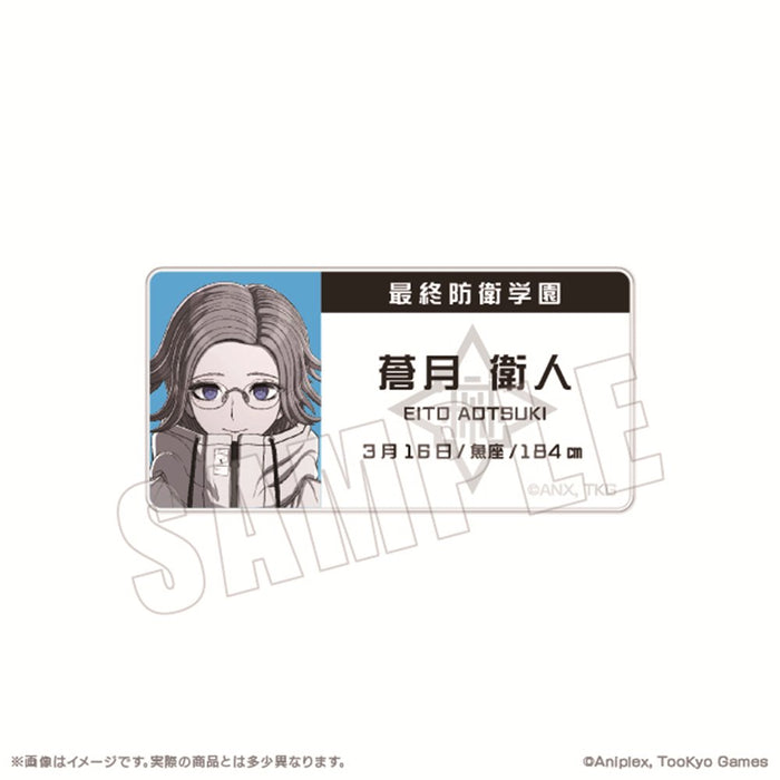 【2025年09月お届け予定/予約商品】HUNDRED LINE -最終防衛学園- 名札アクリルバッジ 05.蒼月衛人