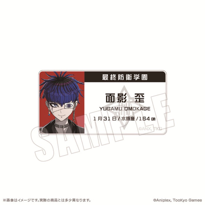 【2025年09月お届け予定/予約商品】HUNDRED LINE -最終防衛学園- 名札アクリルバッジ 14.面影歪