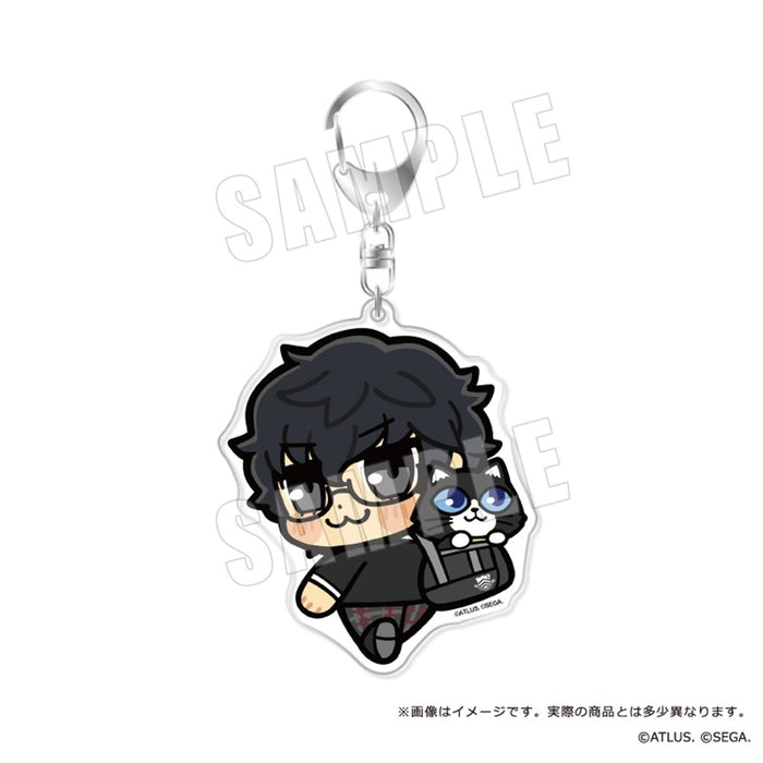 【2025年11月お届け予定/予約商品】ペルソナ5 ザ・ロイヤル 主人公×ぶくぶ おおきめアクリルキーホルダー 01.主人公