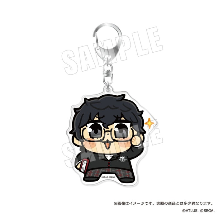 【2025年11月お届け予定/予約商品】ペルソナ5 ザ・ロイヤル 主人公×ぶくぶ おおきめアクリルキーホルダー 04.知識 ランク5