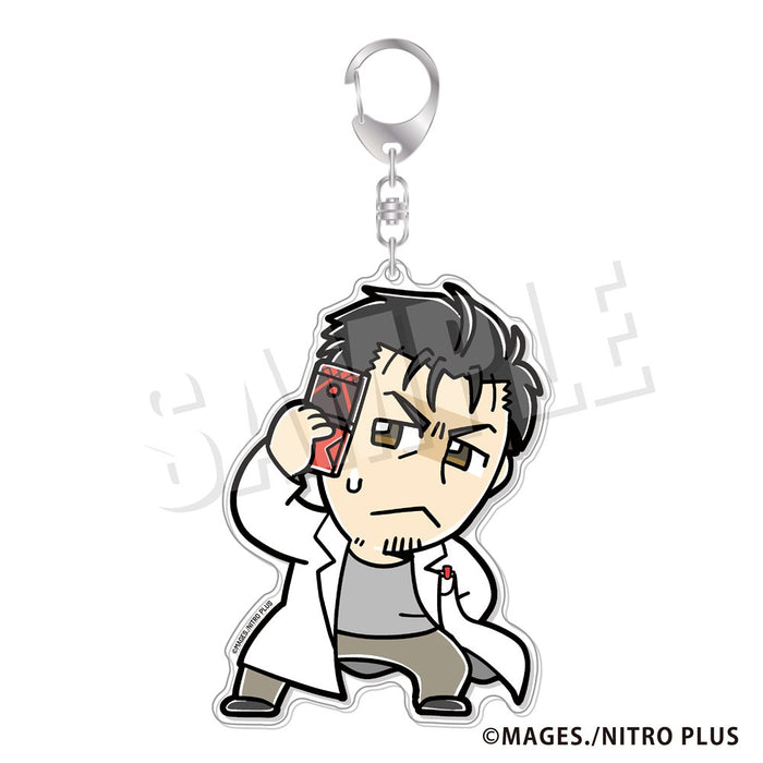STEINS;GATE しゅたげ ぶくぶ おおきめアクリルキーホルダー 01.岡部倫太郎