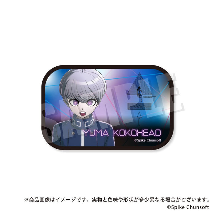 超探偵事件簿 レインコード スクエアカンバッジ 01.ユーマ ココヘッド