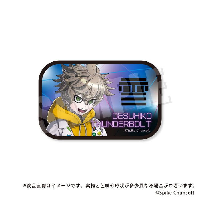超探偵事件簿 レインコード スクエアカンバッジ 04.デスヒコ サンダーボルト
