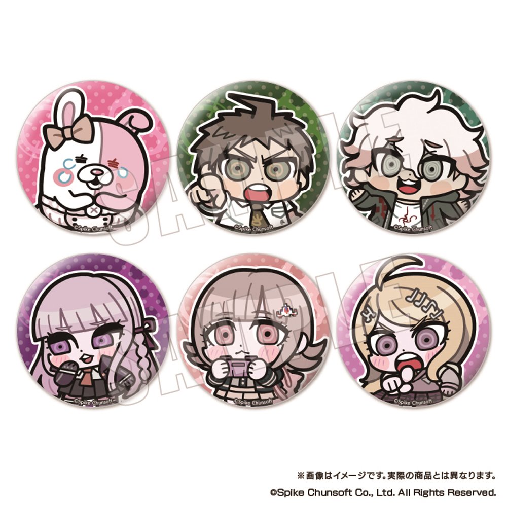 2個セット ダンガンロンパ ORBcafe オーブカフェ 等身缶バッジ 入間美兎 ダンガンロンパ × ORBcafe「秋の大収穫祭」等身缶バッジ