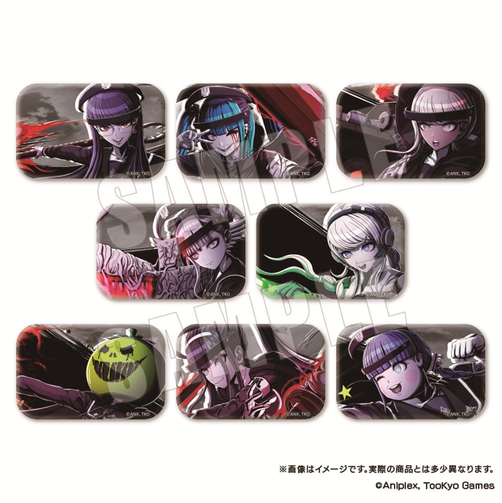 HUNDRED LINE スクエア缶バッチコレクション　Vol.1,2　2種 HUNDRED LINE -最終防衛学園- カンバッジコレクション Vol.2(缶