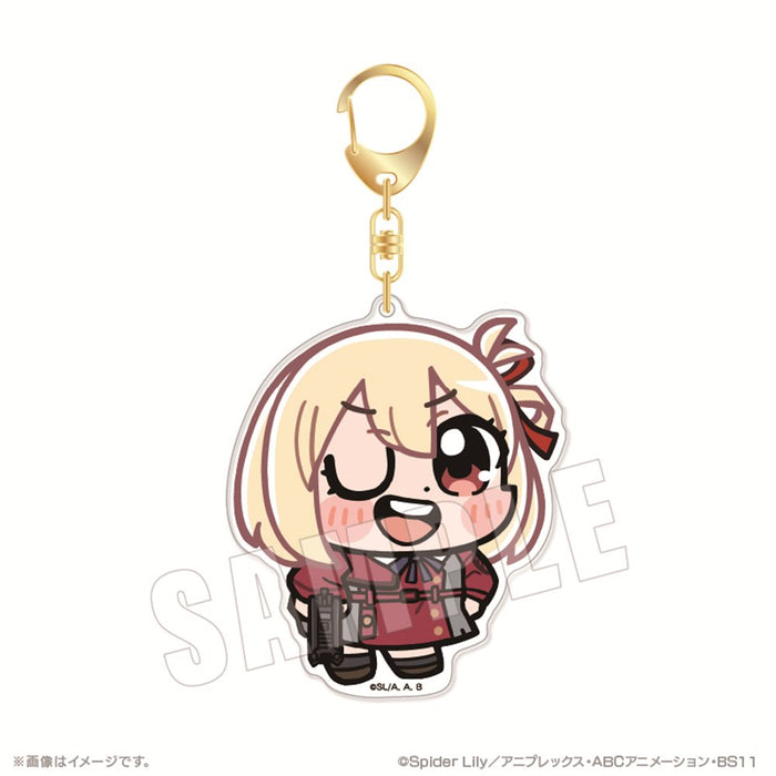 【2026年02月お届け予定/予約商品】リコリス・リコイル　ぶくぶ　おおきめアクリルキーホルダー　01.錦木千束（制服ver.）