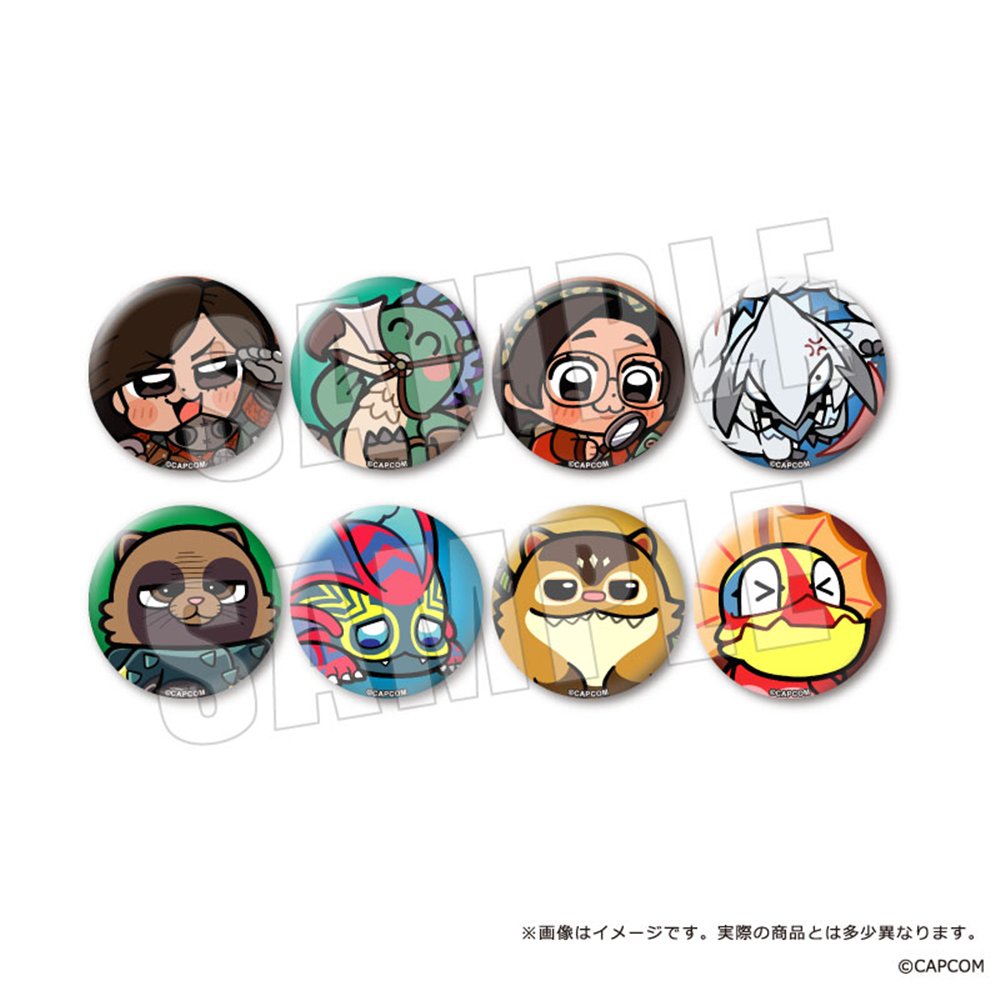 モンスターハンターワイルズ×ぶくぶ カンバッジVol.1 全8種 1BOX