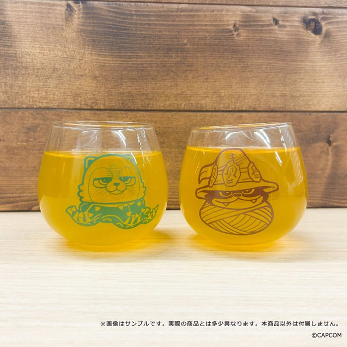 【2026年03月お届け予定/予約商品】モンスターハンターワイルズ×ぶくぶ　ゆらゆらグラス　01.オトモアイルー　エグド装備