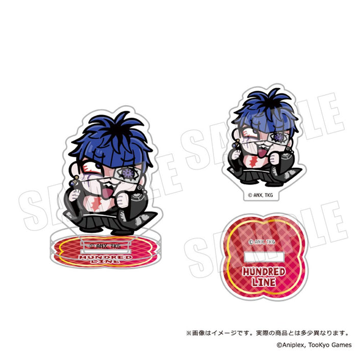 【2026年11月お届け予定/予約商品】HUNDRED LINE - 最終防衛学園- ×ぶくぶ　アクリルスタンド　全8種 1BOX