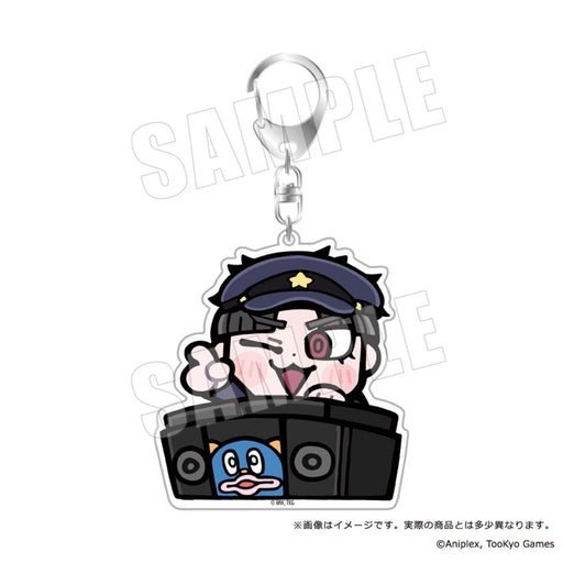 【2026年11月お届け予定/予約商品】HUNDRED LINE - 最終防衛学園- ×ぶくぶ　おおきめアクリルキーホルダー　05.丸子楽