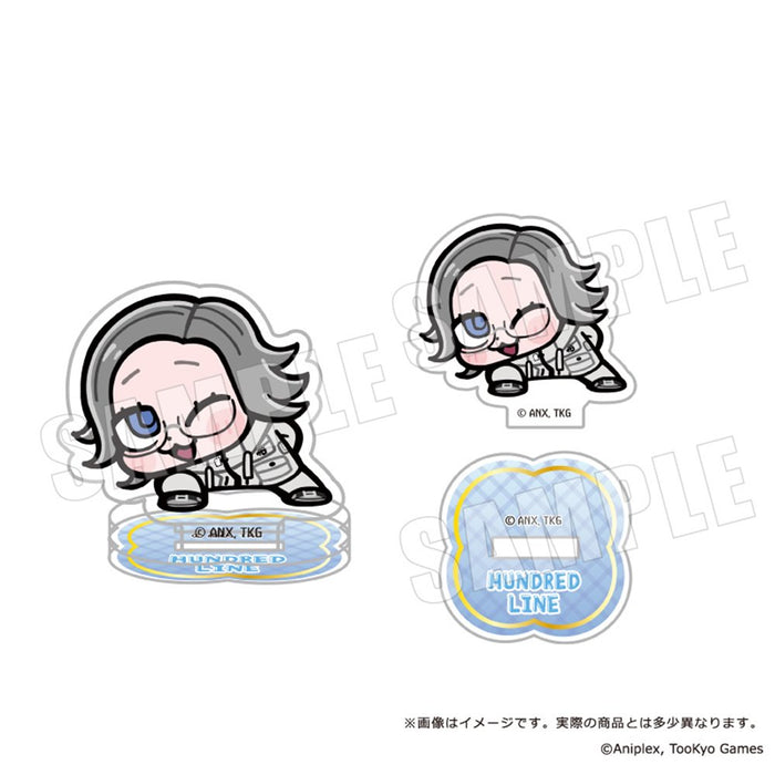 【2026年11月お届け予定/予約商品】HUNDRED LINE - 最終防衛学園- ×ぶくぶ　アクリルスタンド　蒼月衛人　01.ウィンク