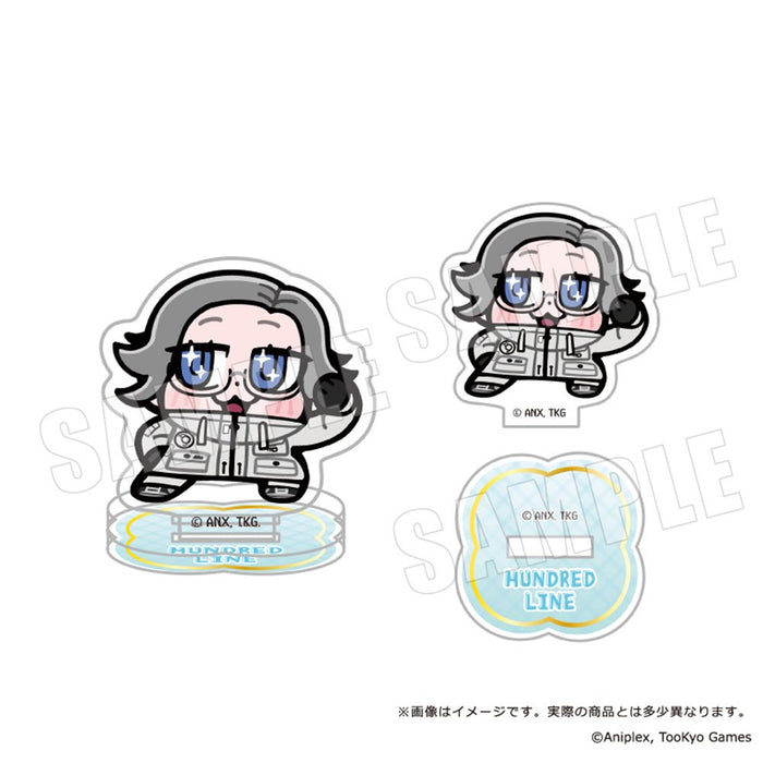 【2026年11月お届け予定/予約商品】HUNDRED LINE - 最終防衛学園- ×ぶくぶ　アクリルスタンド　蒼月衛人　02.キラキラ