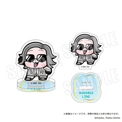 【2026年11月お届け予定/予約商品】HUNDRED LINE - 最終防衛学園- ×ぶくぶ　アクリルスタンド　蒼月衛人　03.サングラス