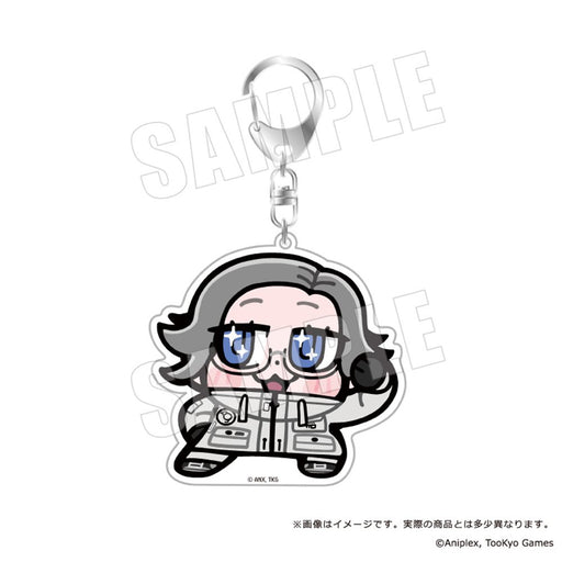 【2026年11月お届け予定/予約商品】HUNDRED LINE - 最終防衛学園- ×ぶくぶ　おおきめアクリルキーホルダー　蒼月衛人　02.キラキラ