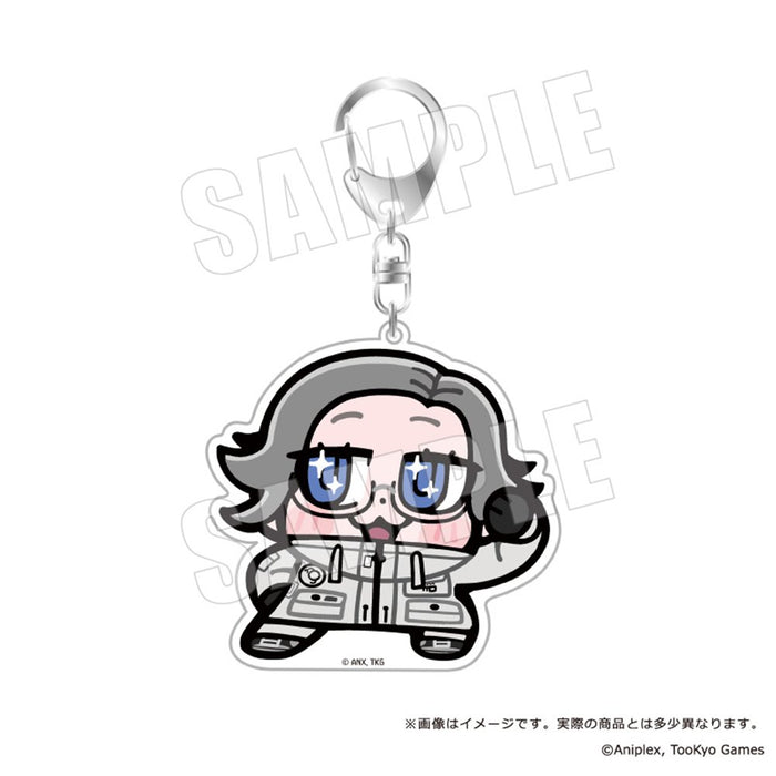 【2026年11月お届け予定/予約商品】HUNDRED LINE - 最終防衛学園- ×ぶくぶ　おおきめアクリルキーホルダー　蒼月衛人　02.キラキラ