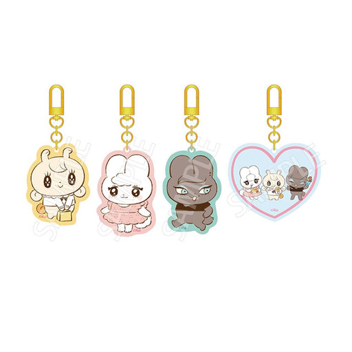 【2026年12月お届け予定/予約商品】ウサギのつもりのカタツムリ アクリルキーホルダー　ニキ