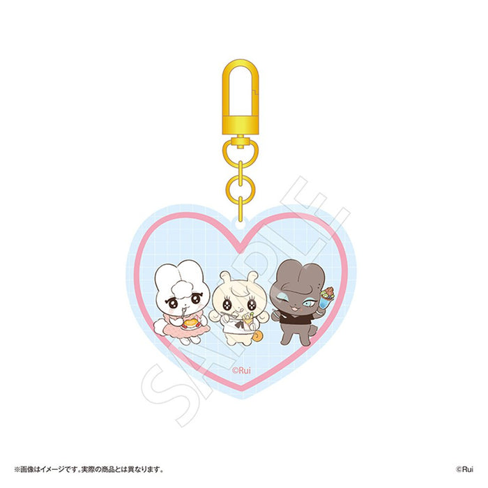 【2026年12月お届け予定/予約商品】ウサギのつもりのカタツムリ アクリルキーホルダー cafe
