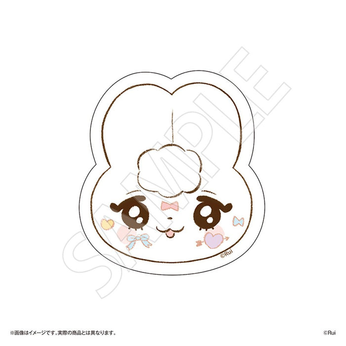【2026年12月お届け予定/予約商品】ウサギのつもりのカタツムリ キラキラステッカー　モコFace