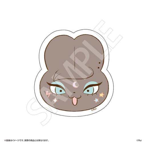 【2026年12月お届け予定/予約商品】ウサギのつもりのカタツムリ キラキラステッカー　ニキFace