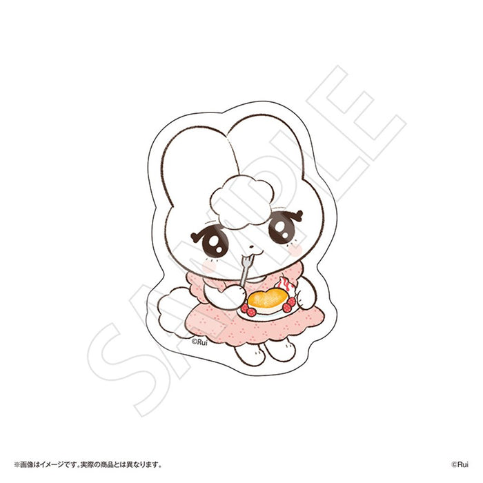 【2026年12月お届け予定/予約商品】ウサギのつもりのカタツムリ キラキラステッカー モコcafe