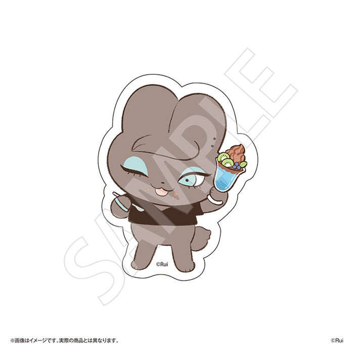 【2026年12月お届け予定/予約商品】ウサギのつもりのカタツムリ キラキラステッカー ニキcaf?
