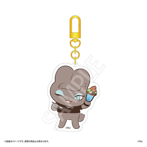 【2026年12月お届け予定/予約商品】ウサギのつもりのカタツムリ アクリルキーホルダー ニキcafe