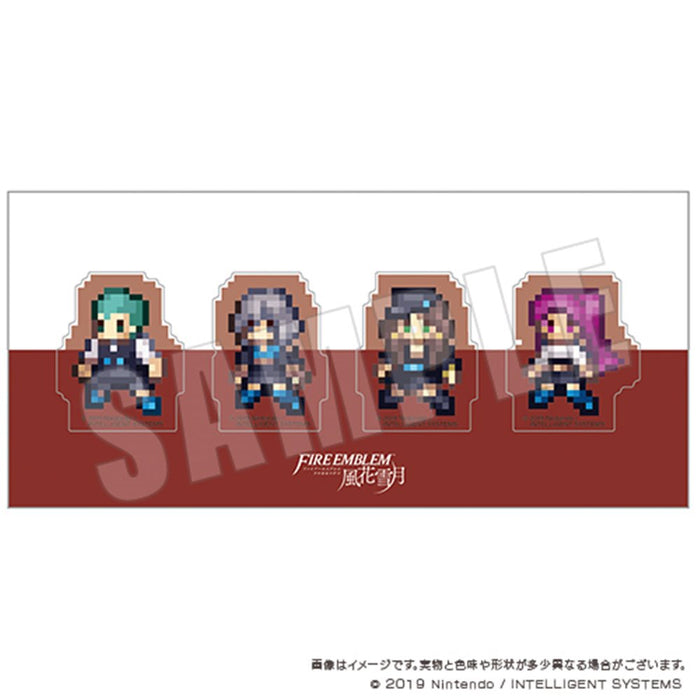 ファイアーエムブレム 風花雪月 クリアクリップ4個セット　黒鷲の学級B （再販）