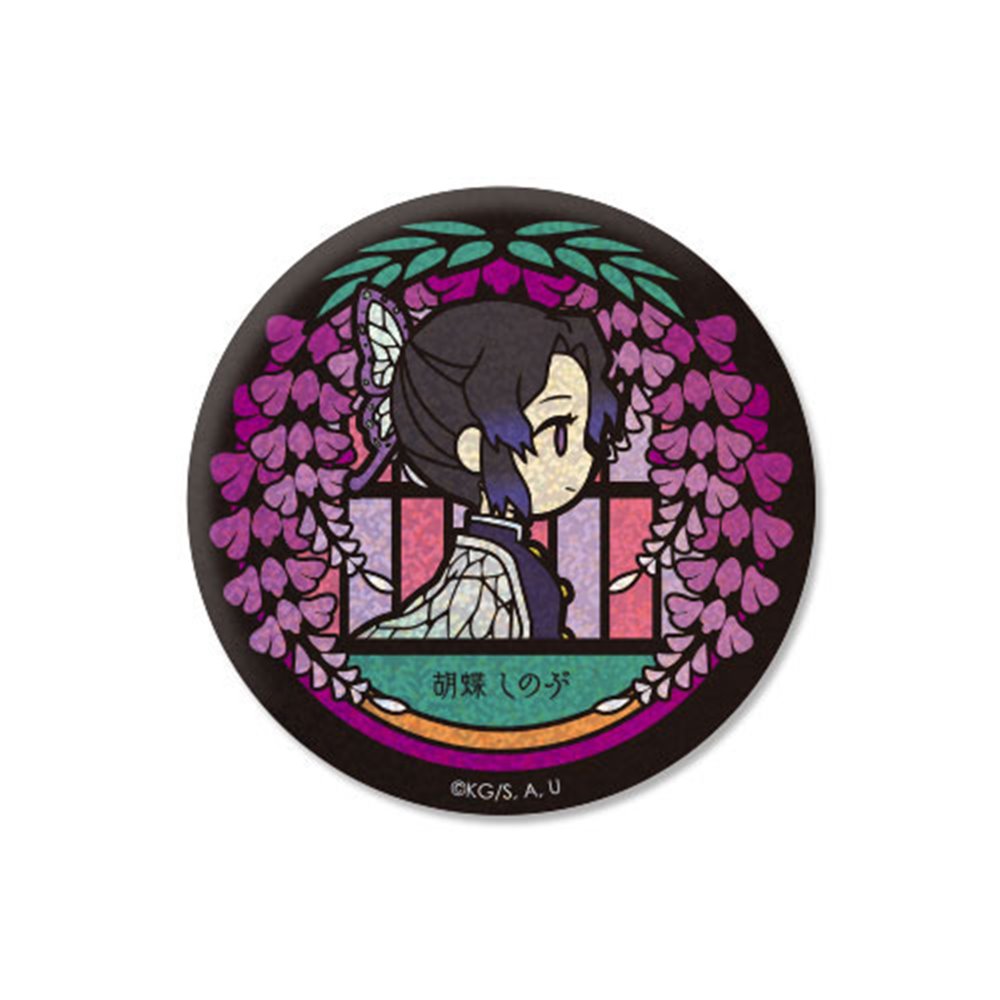 VETCOLO 鬼滅の刃 グリッター缶バッジ 07.胡蝶しのぶ — empty