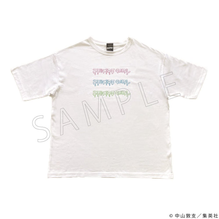 スーサイドガール　Tシャツ　ロゴ【ホワイト】　Ｌ