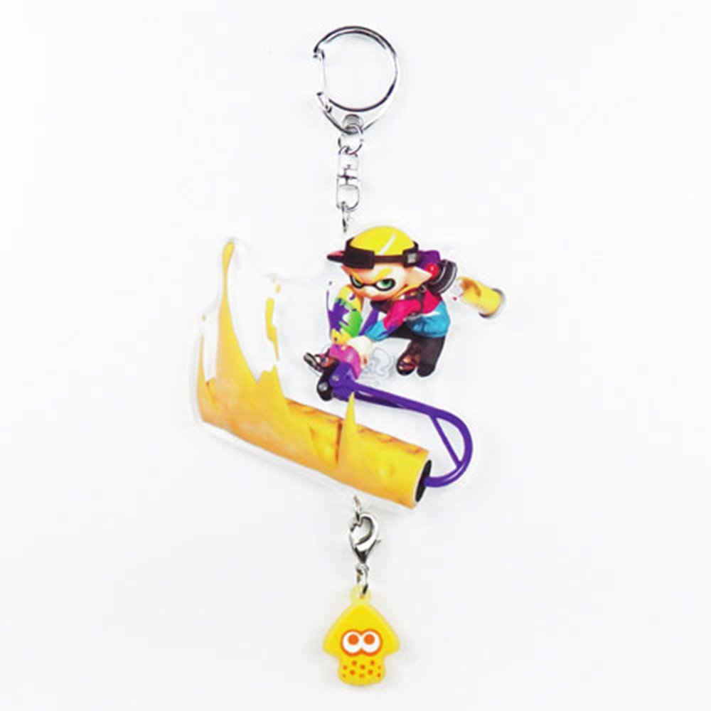 スプラトゥーン2 ラバーチャームつき アクリルキーホルダー 04